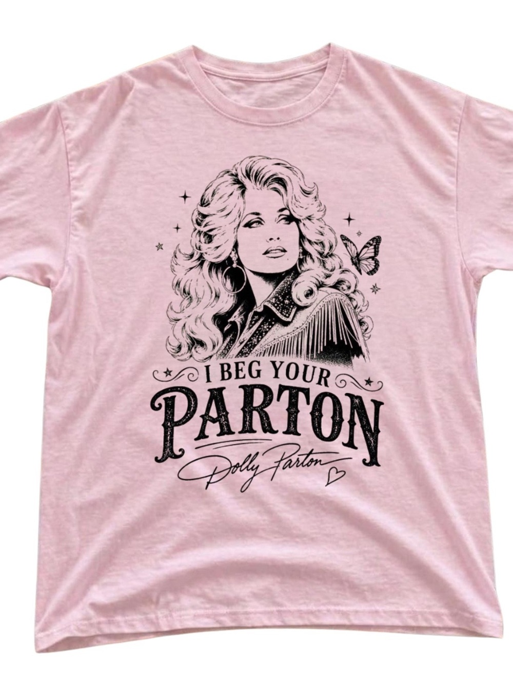 Pink Graphic Tee - I Beg Your Parton